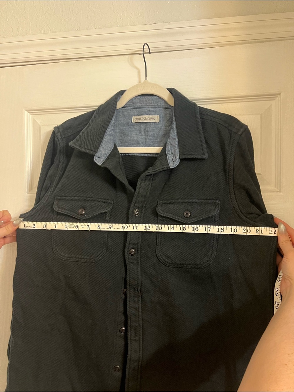 Outerknown Men's Black Shirt Jacket - Picture 4 of 5